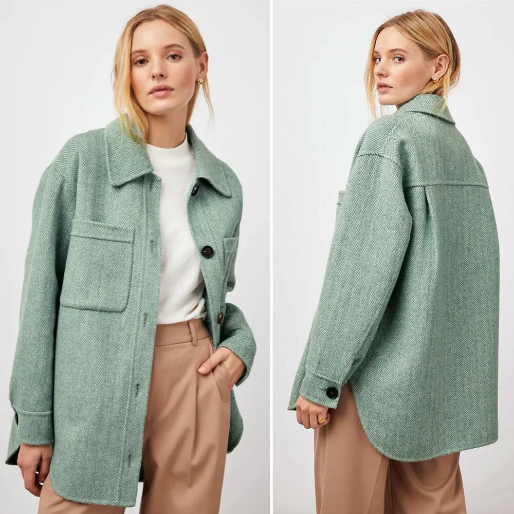 Rails Herringbone Shacket - small